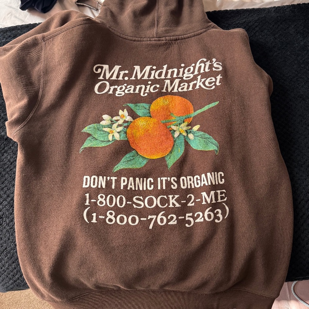 Midnight organic hoodie (limited drop) large